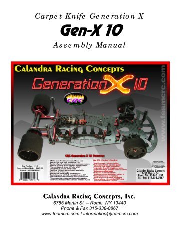 Gen-X 10 - Petit RC