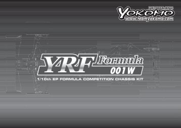 YRF Formula 001W 組み立て説明書 [PDF5.68MB] - Yokomo
