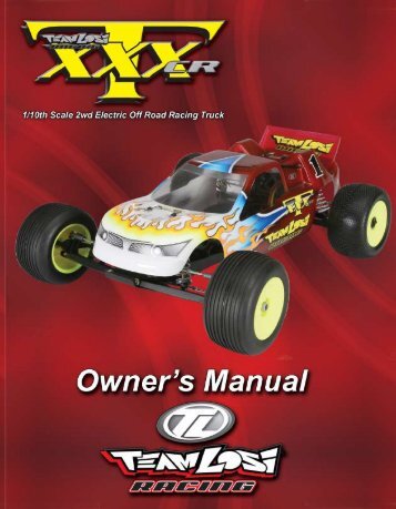 Losi XXX-T CR Manual Part 1 - Petit RC