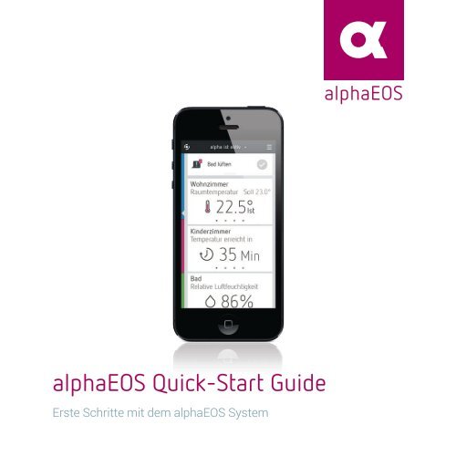 alphaEOS Quick-Start Guide