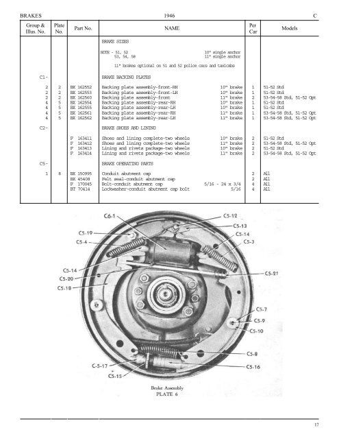 1946 Hudson Group Parts Book