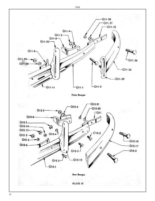 1946 Hudson Group Parts Book