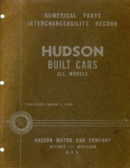 1927 - 1950 Hudson Interchange Manual - Hudson-Essex ...