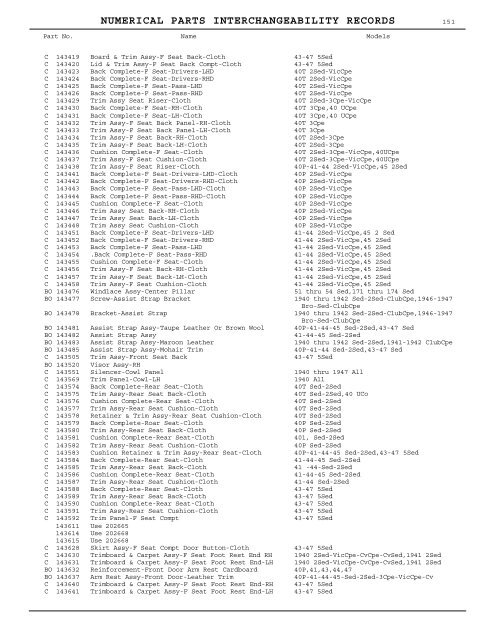 1927 - 1950 Hudson Interchange Manual - Hudson-Essex ...