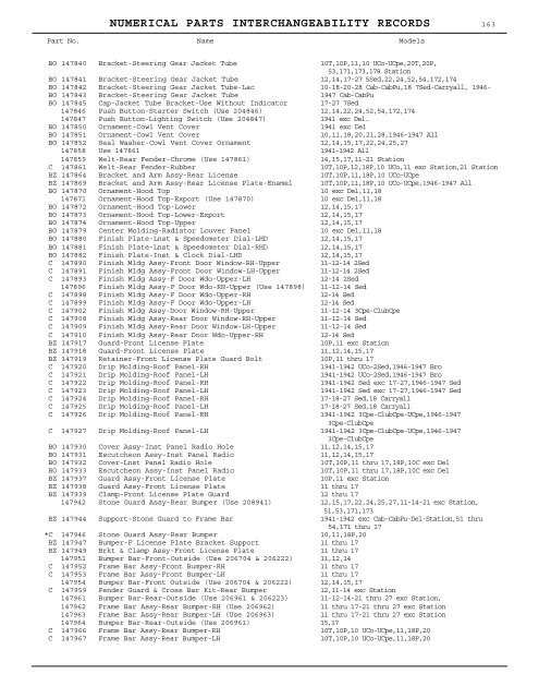 1927 - 1950 Hudson Interchange Manual - Hudson-Essex ...