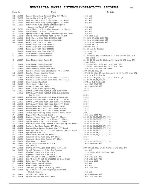 1927 - 1950 Hudson Interchange Manual - Hudson-Essex ...