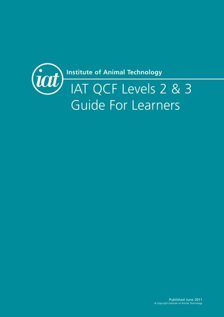 IAT QCF Guide for Learners