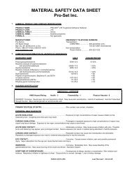 Download MSDS #2 - Revchem Composites