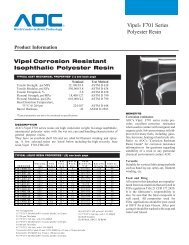 Technical Data Sheet - Revchem Composites