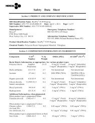 Material Safety Data Sheet - Revchem Composites