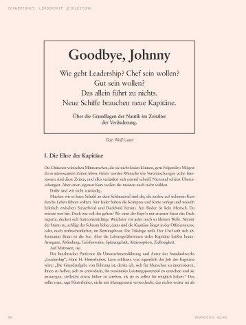 Goodbye, Johnny