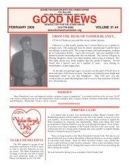 FEBRUARY 2005 NEWSLETTER - Share Foundation