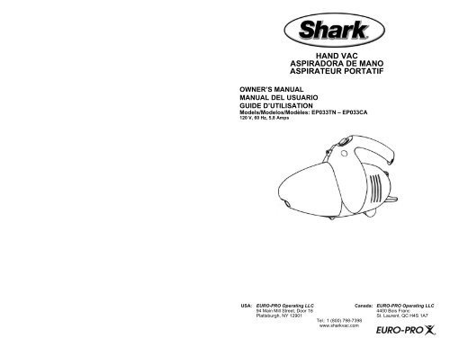 hand vac aspiradora de mano aspirateur portatif - Shark