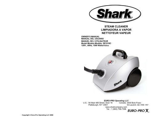 steam cleaner limpiadora a vapor nettoyeur vapeur - Shark