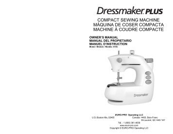 compact sewing machine mÃ¡quina de coser compacta ... - Shark