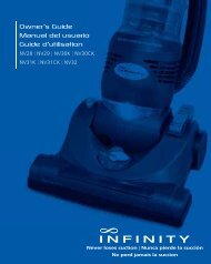 OWNER'S GUIDE PRO STEAM POCKET® MOP - Shark