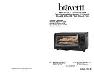 large capacity toaster oven capacidad grande horno ... - Shark