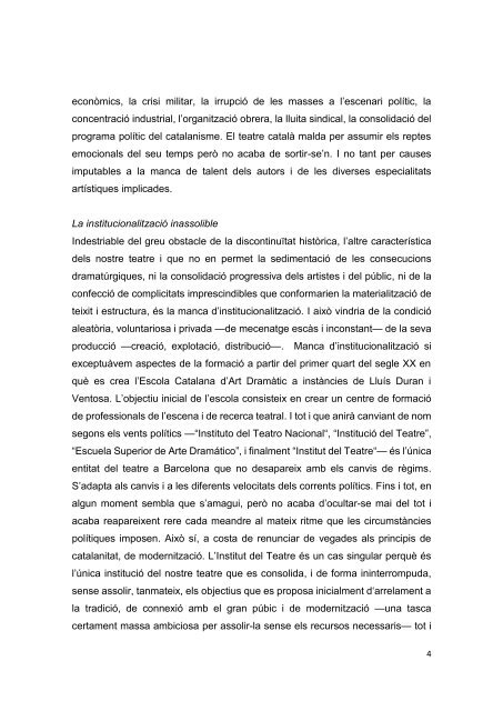 La prohibició de compartir en català el relat imaginari: del buit, a la represa. Consideracions sobre el teatre català de postguerra a Barcelona (1939-1963)