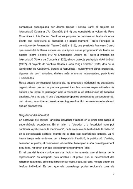 La prohibició de compartir en català el relat imaginari: del buit, a la represa. Consideracions sobre el teatre català de postguerra a Barcelona (1939-1963)