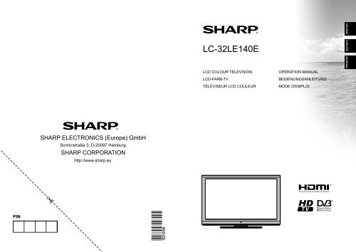 Lc 32le140e Operation Manual Gb De Fr Sharp