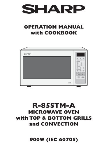 R-85STM-A Operation-Manual GB - Sharp