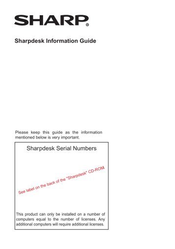 AL-2051 Operation-Manual Sharpdesk GB