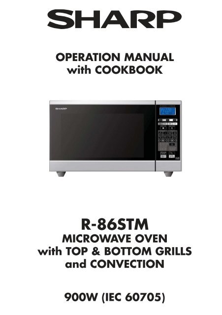 R-86STM Operation-Manual GB - Sharp Electronics