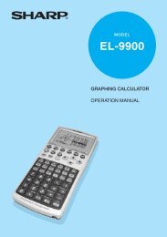 SHARP Graphic Calculator EL-9900 Jr Sr High School See Description