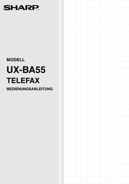 UX-BA55 Operation-Manual DE - Sharp