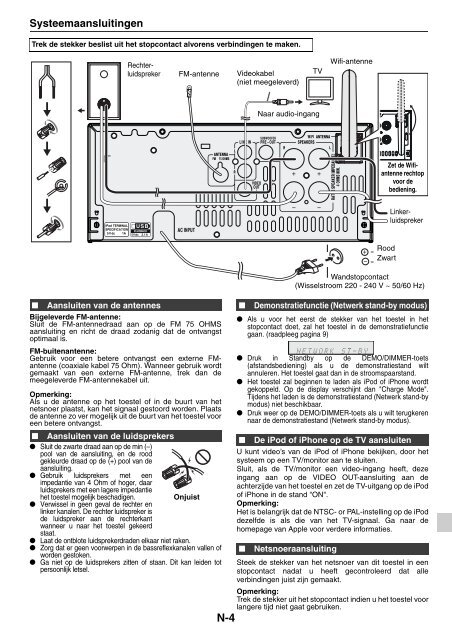 XL-HF401PH Operation-Manual NL - Sharp