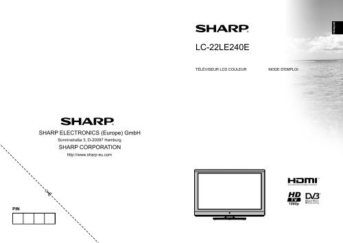 LC-22LE240E Operation-Manual FR - Sharp