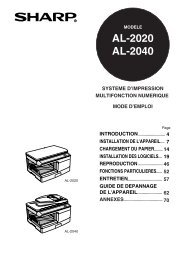 AL-2020/2040 Operation-Manual FR - Sharp