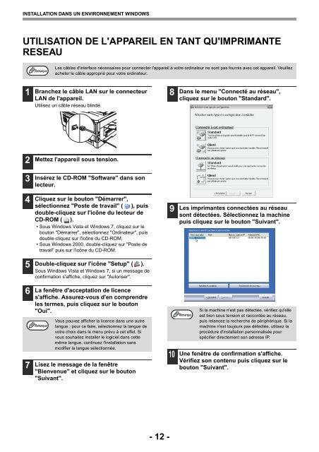 MX-NB11 Operation-Manual FR - Sharp