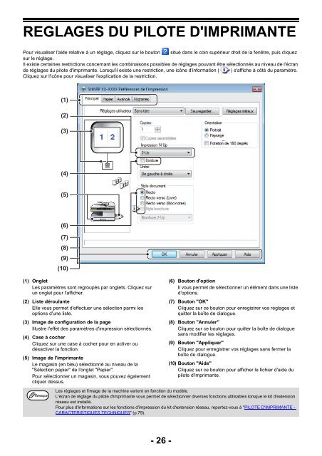 MX-NB11 Operation-Manual FR - Sharp