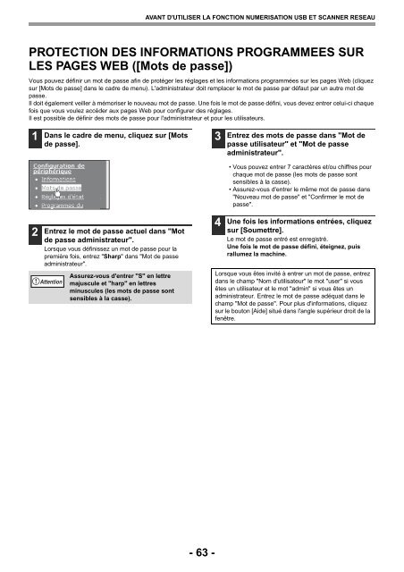 MX-NB11 Operation-Manual FR - Sharp