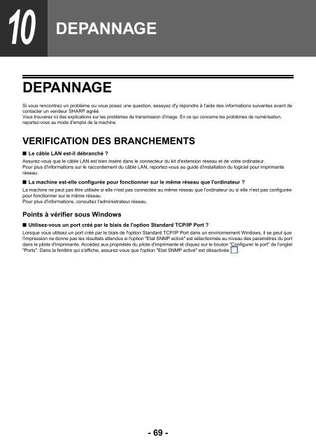 MX-NB11 Operation-Manual FR - Sharp