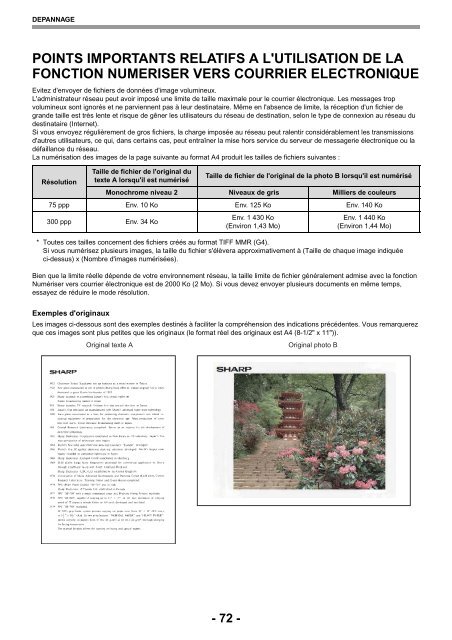 MX-NB11 Operation-Manual FR - Sharp