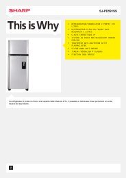 SJ-PD591SS-Réfrigérateur grand litrage 2 portes - Sharp Electronics
