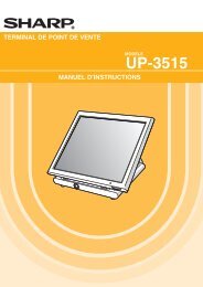 UP-3515 Operation-Manual FR - Sharp