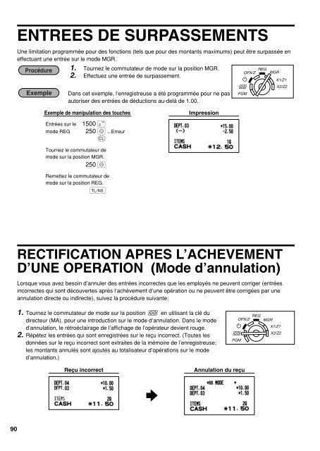 Manuel Instruction XEA303 - Sharp