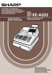 XE-A203 - Sharp