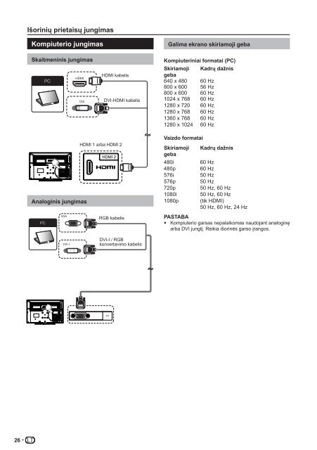 LC-32LE144E/LE244E Operation-Manual LT - Sharp