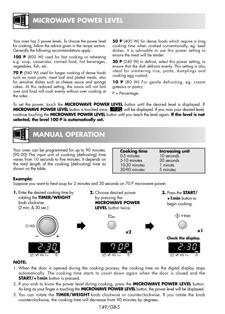 R-26ST Operation-Manual GB - Sharp Central & Eastern Europe