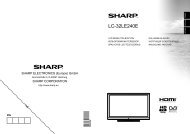 LC-32LE240E Operation-Manual LT - Sharp