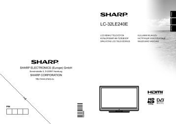 LC-32LE240E Operation-Manual LT - Sharp