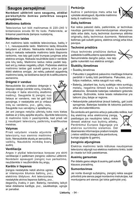 LC-32LE240E Operation-Manual LT - Sharp