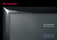 Piano Black Series - Sharp Corporation of Australia