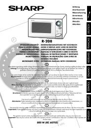 R-208 Operation-Manual NL - Sharp