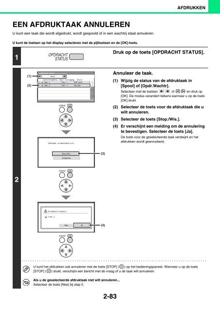 MX-C380P Operation-Manual NL - Sharp