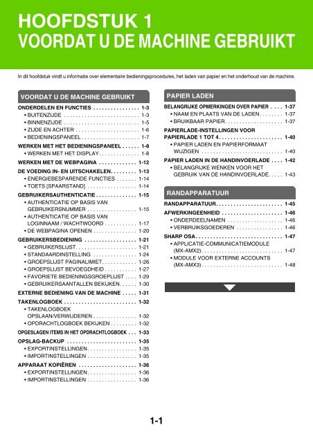 MX-C380P Operation-Manual NL - Sharp